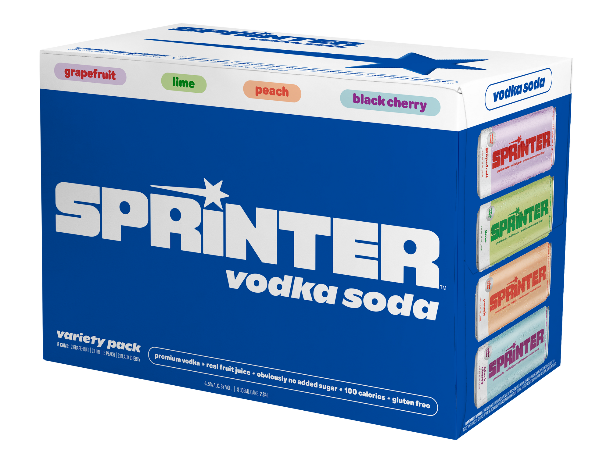 Sprinter Vodka Soda Variety Pack